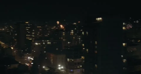 New Year fireworks Stock Footage 266983499