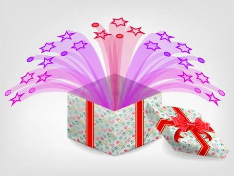 New year gift Stock Illustration