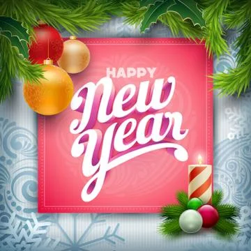 New Year Greeting Illustrazione stock