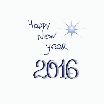 New year greetings Stock Illustration