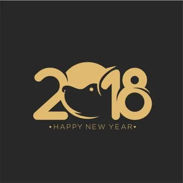 New year hand draw vector illustartion Stock Illustration