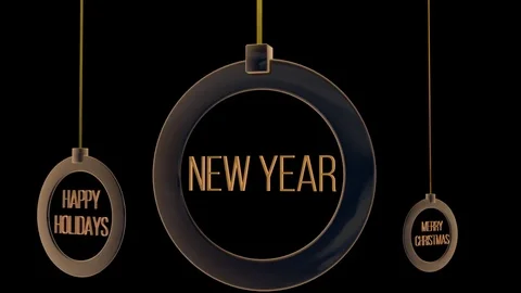 New Year Holiday Accessory Stock Footage 83726970