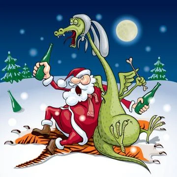 New Year Stock Illustration