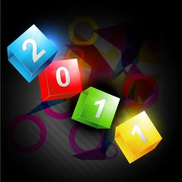 New year Illustrazione stock