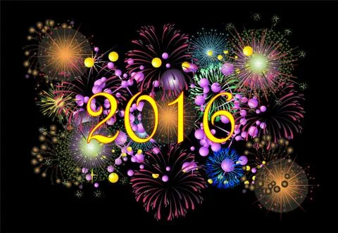 New Year Stock Illustration