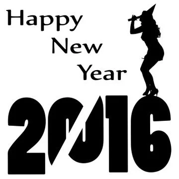 New Year Stock Illustration