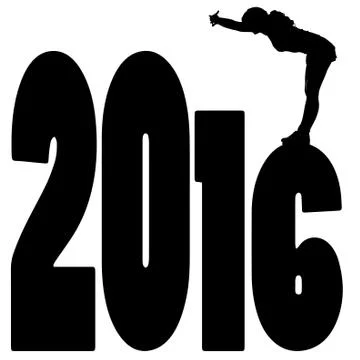 New Year Stock Illustration