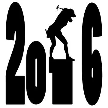 New Year Stock Illustration