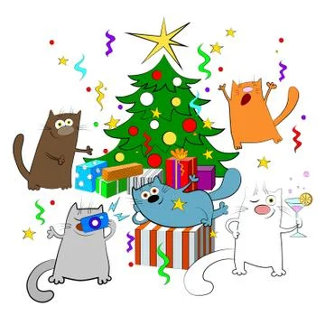 New Year Stock Illustration