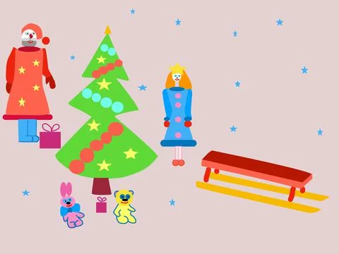 New Year Stock Illustration