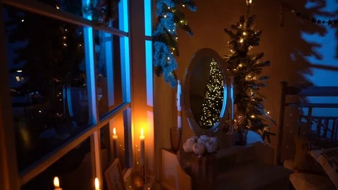 New year interior Vídeo Stock 119868630