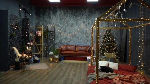 New year interior Stock Footage 119868768