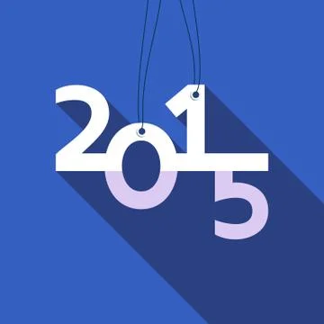 New year invitation Illustrazione stock