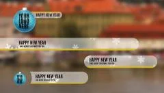 New Year Lower Thirds Stock After Effects