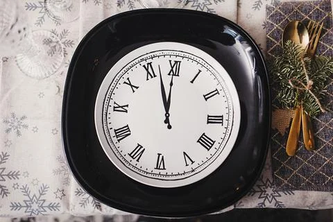 New year at midnight Stock Photos