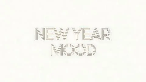 New year mood Stock Illustration