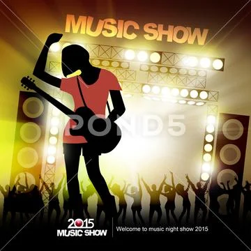 New Year Music Show ~ Clip Art ~ Download Now #83117559