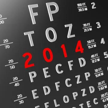 New year new vision Stock Illustration