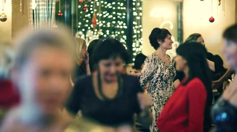 New Year party 스톡 동영상 34087164