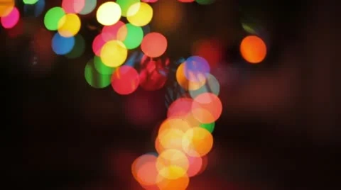 The new year pine-tree lamps, fires and heart-like toy Stock-Footage 20970733