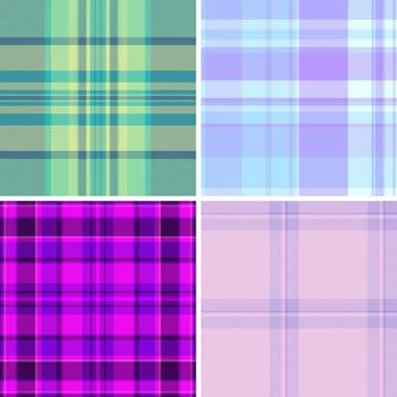 New Year plaid pack tailored for small business products. Ideal for seasonal  Stock Illustration