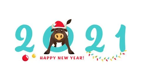 New year postcard. Stock Illustration