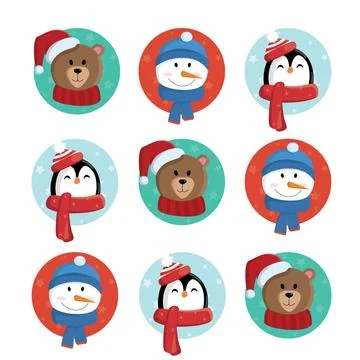 New year postcard Stock Illustration