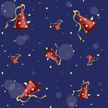 New year postcard Stock Illustration