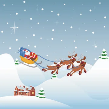 New year postcard Stock Illustration