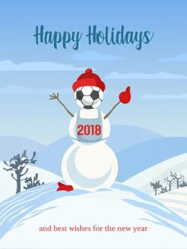 New Year poster Stock Illustration