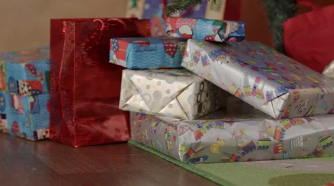 New year presents under new year tree Stock-Footage 67818792
