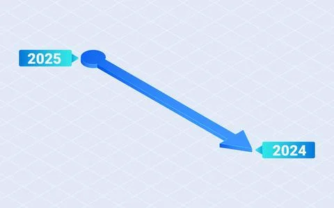 New year progress bar, Loading process. New year concept. 3d isometric vect.. Stock Illustration