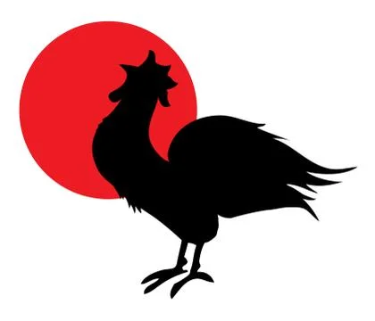 New Year Rooster イラスト素材