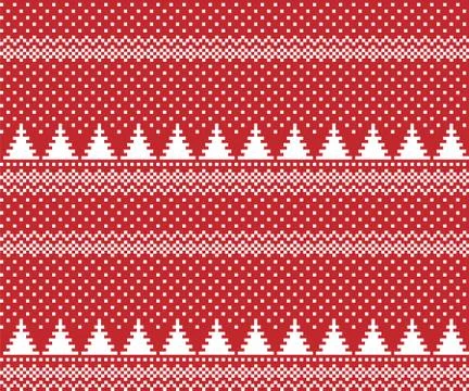 New Year s Christmas pattern pixel vector illustration eps Illustrazione stock