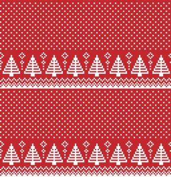 New Year s Christmas pattern pixel vector illustration eps 스톡 일러스트