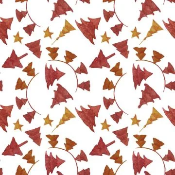 New year s elements. Seamless pattern, decorative elements for Christmas Stock Illustration