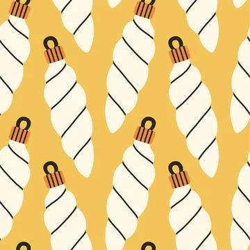 New year Seamless Pattern. Hand drawn pattern. New year texture for print Stock Illustration