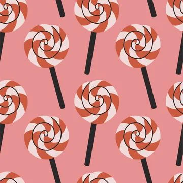 New year Seamless Pattern. Hand drawn pattern. New year texture for print Stock Illustration