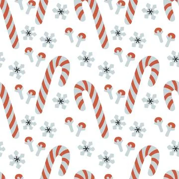 New year Seamless Pattern. Hand drawn pattern. New year texture for print Stock Illustration