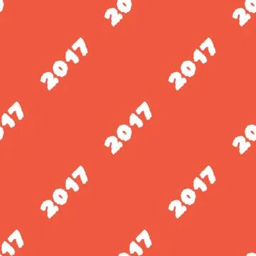 New Year seamless texture Stock Illustration