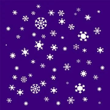 New Year snowflake background 스톡 사진