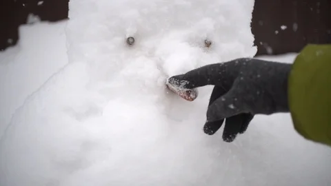 New Year Snowman Stock Footage 113351139