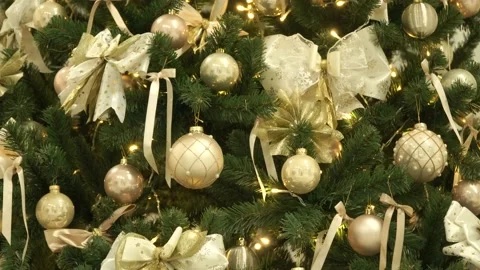 New year spruce Stock Footage 121363178