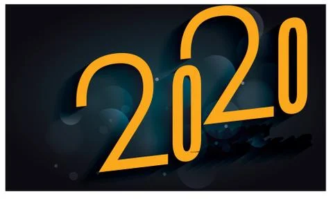 New year started Illustrazione stock