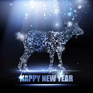 New year symbol. Stock Illustration