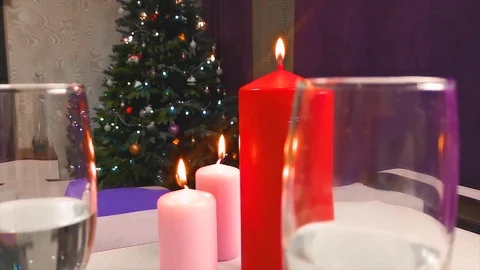 New year table Stock Footage 127272066