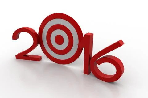 New year target concept Free Stock Illustration