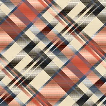 New year textile plaid vector, rectangle background seamless fabric. Iconic.. Stock Illustration