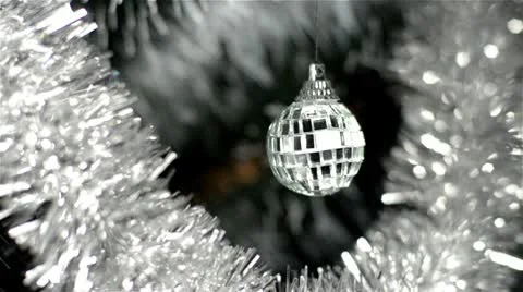 A new-year toy is revolved Stock Footage 10161686