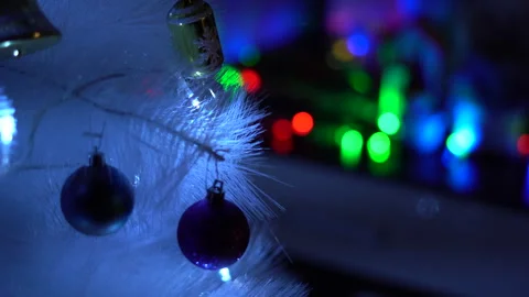New Year tree and New Year symbols Stock Footage 294080003
